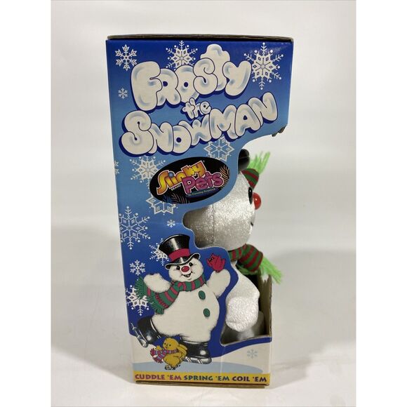 NOS Vtg Y2K Slinky Pets Christmas #2270 Frosty The Snowman 1999 James Industries - Picture 4 of 6